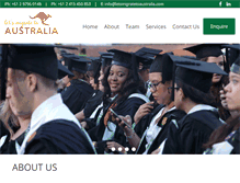 Tablet Screenshot of letsmigratetoaustralia.com